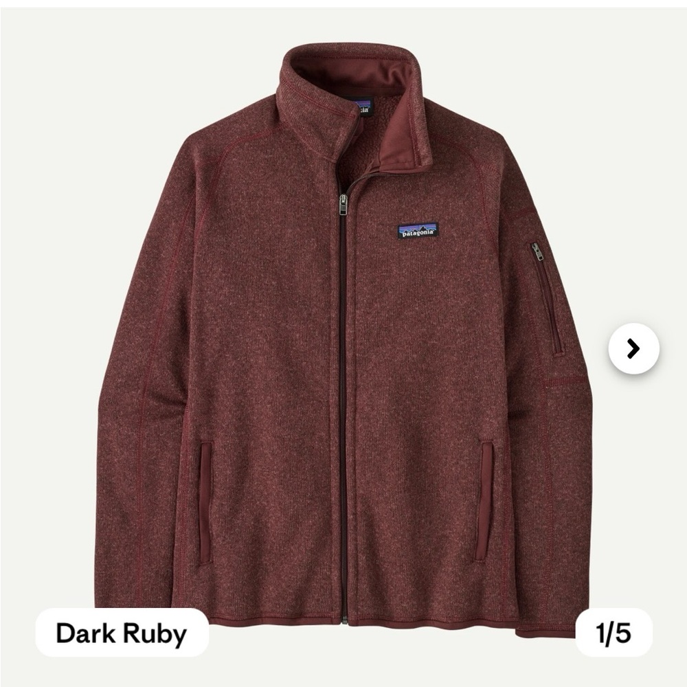 Women's Better Sweater® Fleece Jacket in Dark Ruby